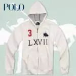 big pony ralph lauren polo veste mode hoodie lxvii blance,veste mode pas de manches